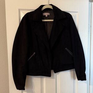 Philosophy Black faux suede jacket